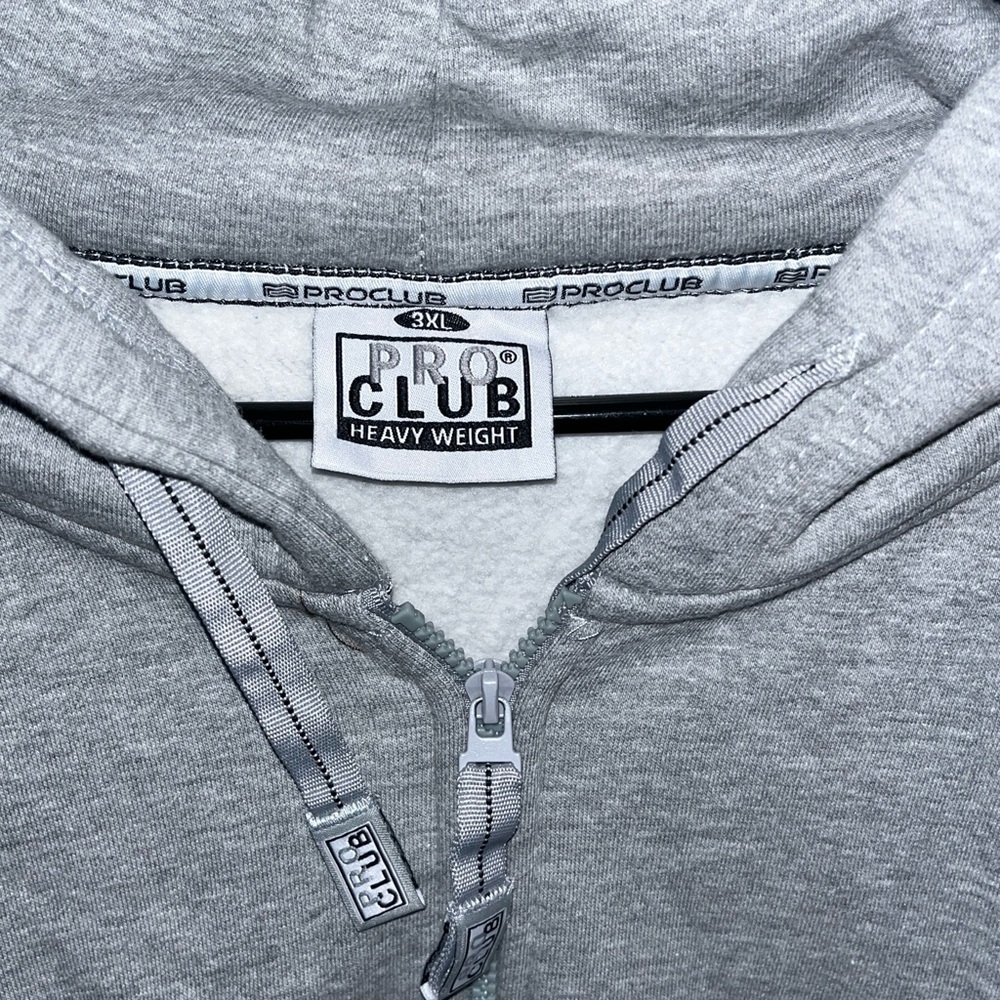Pro Club Men Grey Jacket - Picture 3 of 3